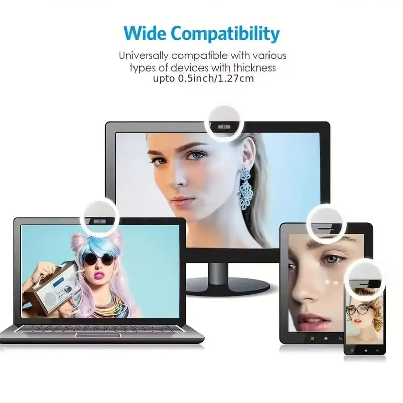 Selfie Ring Light Used For Applying Bright Shade Over Face During Taking Selfies And Making Videos Etc.