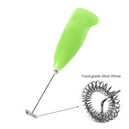 Electric Handheld Milk Wand Mixer Frother For Latte Coffee Hot Milk