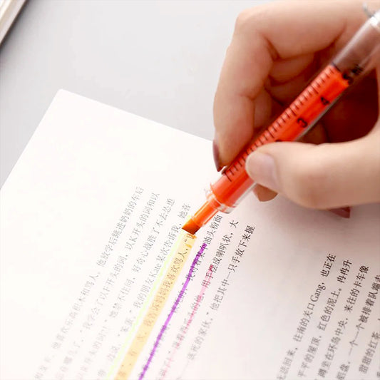 Creative Highlighter Pens Fluorescent Marker For Kids Watercolor Highlighter Marker Pen Perfect For Bible Study Classroom And Office For Children And Students (1 Pc)