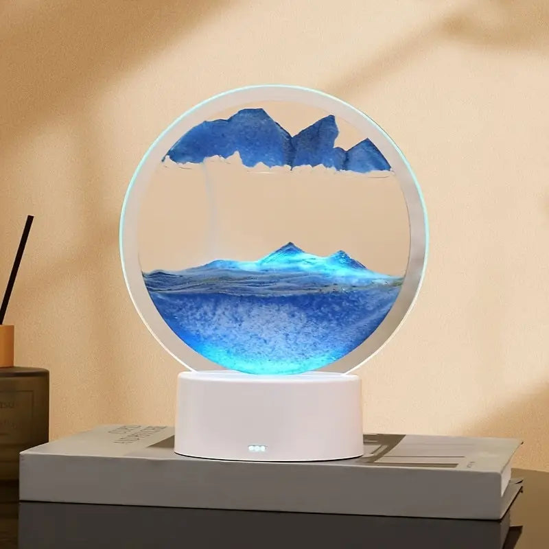 5 Color Light Moving Sand Art Picture (1 Pc)