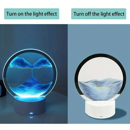 5 Color Light Moving Sand Art Picture (1 Pc)