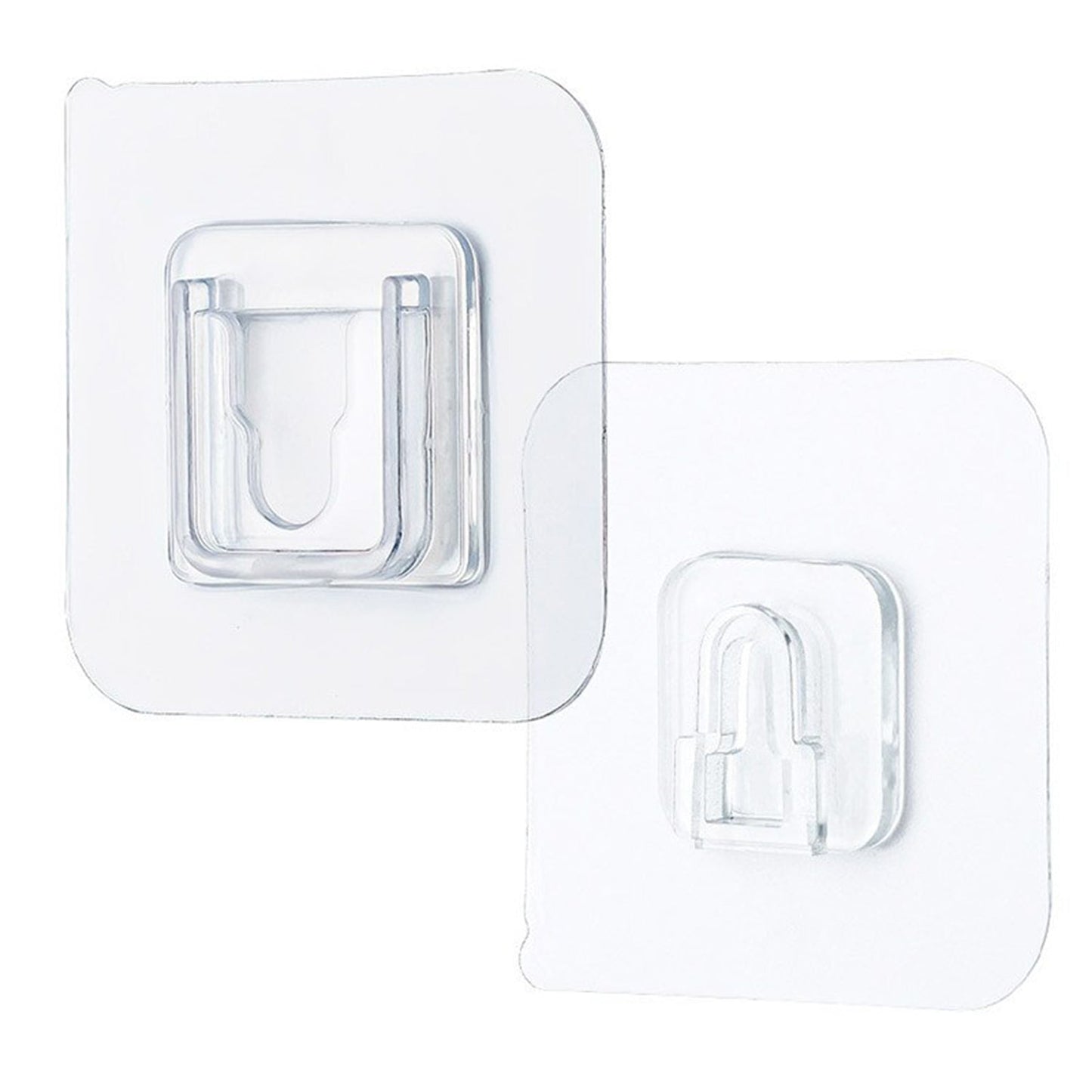 Transparent Adhesive Male Hook Used For Hanging Various Types Of Items (1pc)