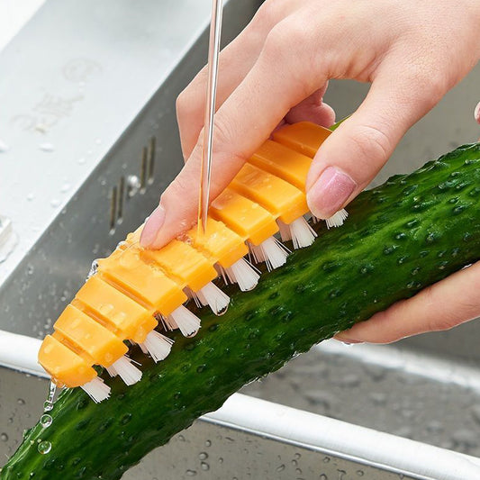Vegetable Scrubbing Brush Vegetable Scrubber Nontoxic Fruit Brush Carrot Shape Vegetable Brush For Potato For Vegetable