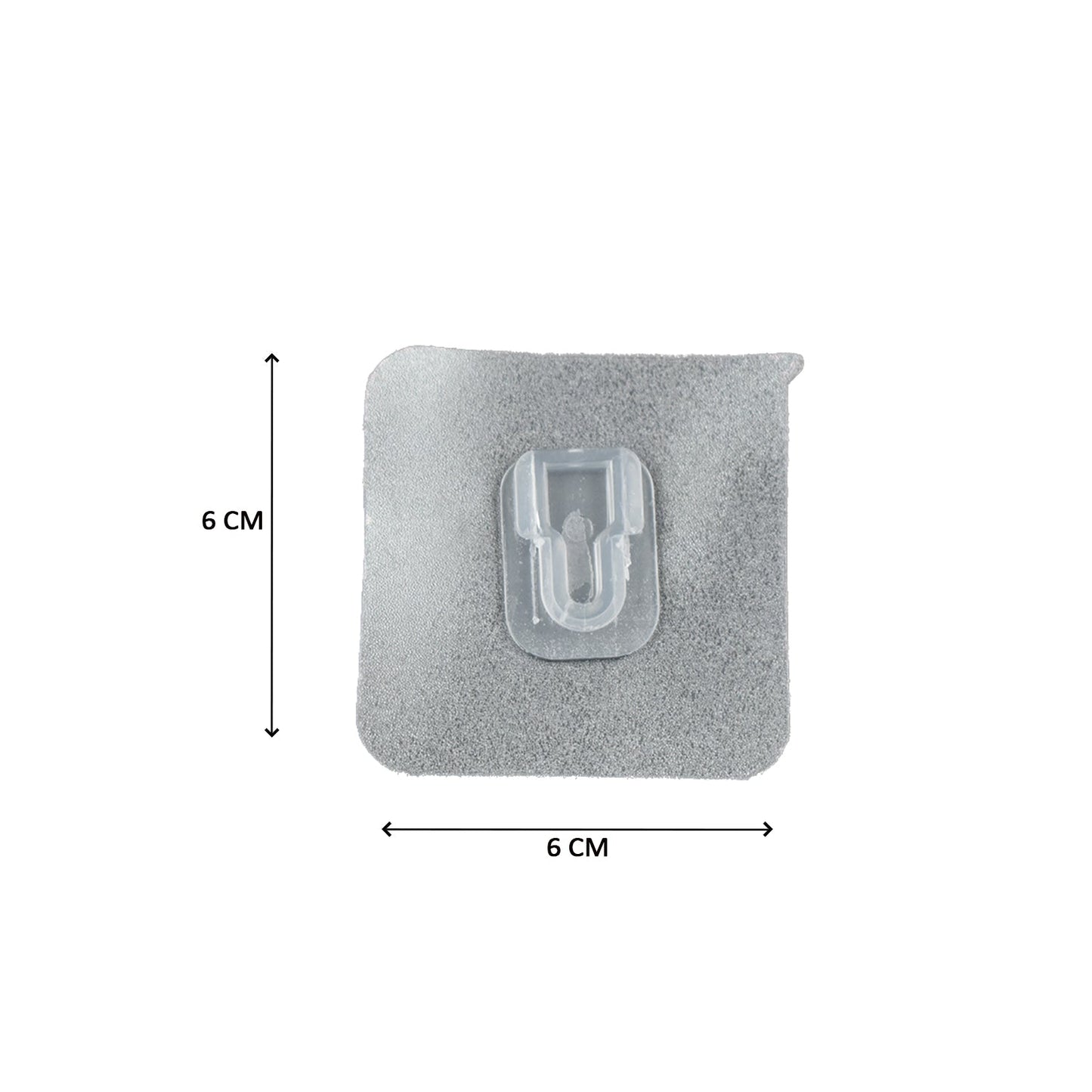 Transparent Adhesive Male Hook Used For Hanging Various Types Of Items (1pc)