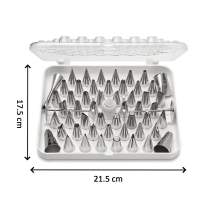 Cake Nozzle Set And Cake Nozzle Tool Used For Making Cake And Pastry Decorations.
