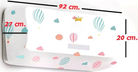 Air Conditioning Dust Cover Waterproof Folding Ac Cover