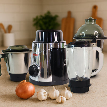 Orbit Heavy Duty 1 Hp (746) Watts Mixer Grinder With 4 Multipurpose Jars