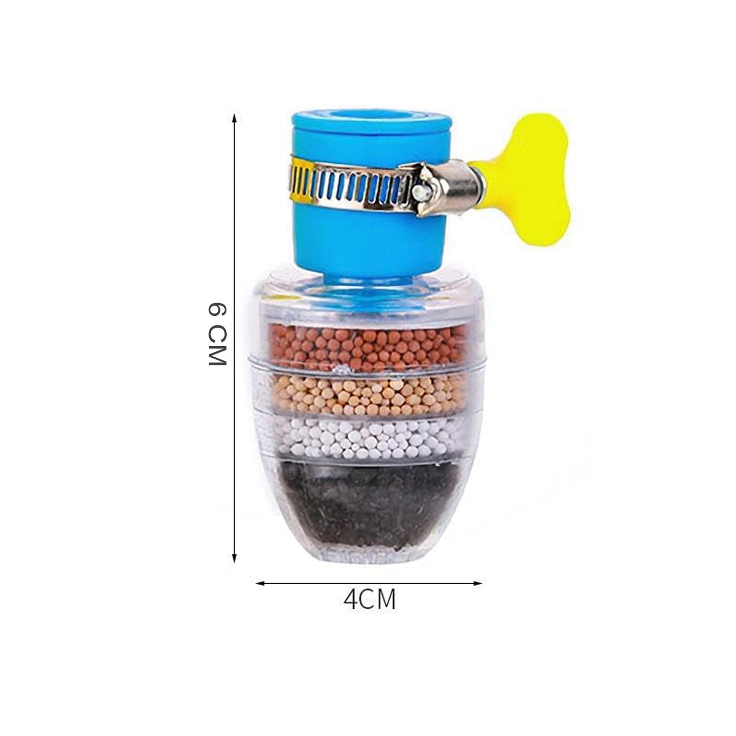 Water Faucet Clean Purifier Filter Cartridge Water Tap Upgrade Universal Interface Faucet Filter (Six Layer Purifier)