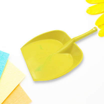 Dustpan With Long Handle Dust Collection Dust Pan Tray For Kitchen Home Office Bathroom Etc (1 Pc  Multicolor )