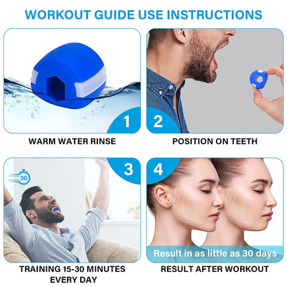 Cn Mix Jaw Exerciser Used To Gain Sharp And Chiselled Jawline Easily And Fast.