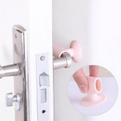 Door Stopper Mini Anti-collision Silicone Door Handle Crash Pad